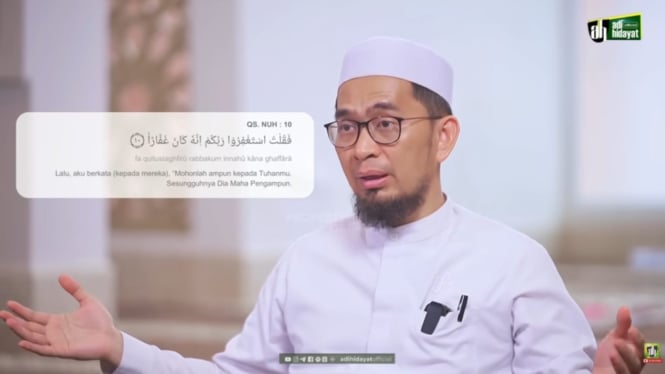 Ustadz Adi Hidayat Ungkap Rahasia Istigfar di Waktu Sahur.