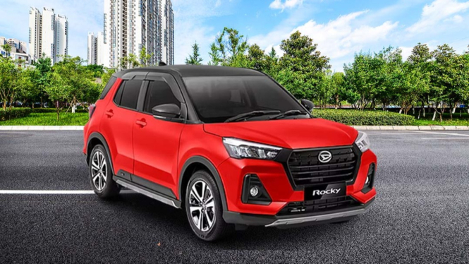 Daihatsu Rocky 1.0T R ADS CVT 2021, mobil keluarga stylish.