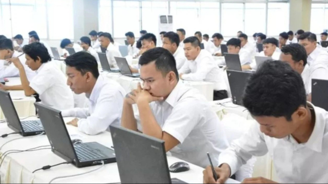 Ilustrasi seleksi CPNS dan PPK.