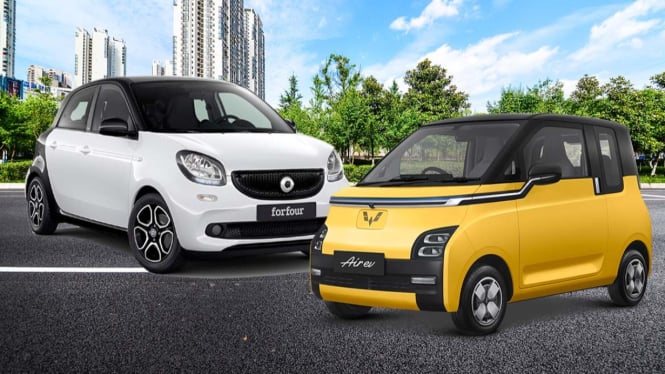 Smart Fortwo vs Wuling Air EV.