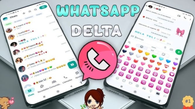 Cara Instal dan Kustomisasi Delta WhatsApp GB 2025.