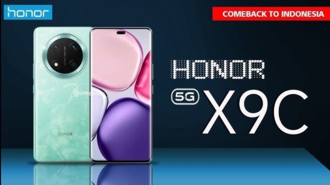 Honor X9c Resmi Hadir di Indonesia.