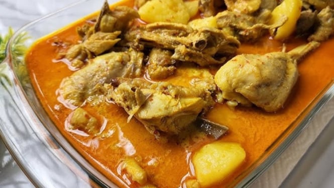 Resep Gulai Ayam Santan Kental.