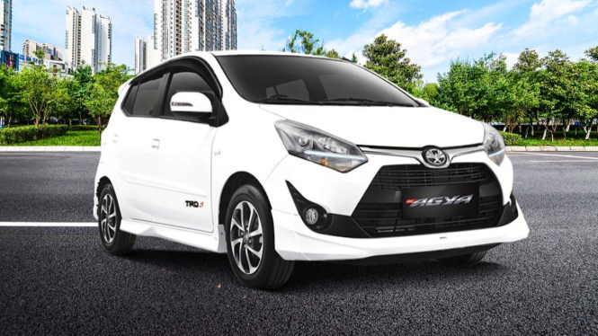 Toyota Agya, mobil bekas murah tapi tetap keren dan irit.