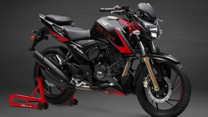 TVS Apache RTR 200 hadir dengan harga cuma Rp20 jutaan.