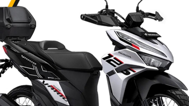 Prediksi Tampilan Honda Vario 125 Bergaya Adventure.