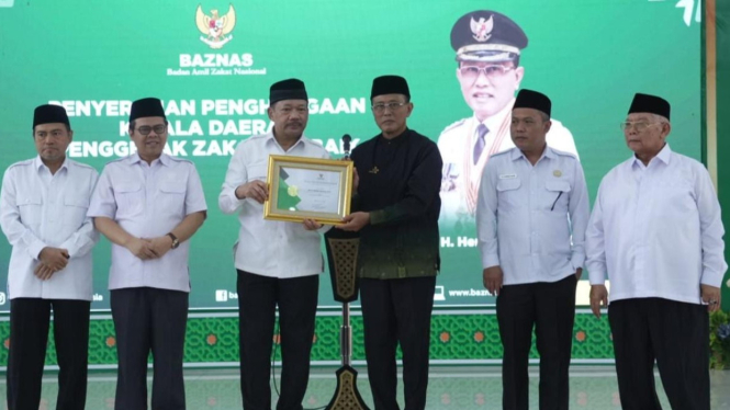 Kabupaten Ciamis raih dua penghargaan nasional dari Baznas RI.