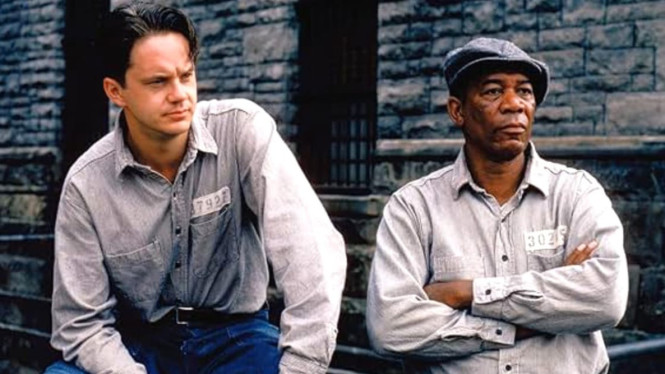 The Shawshank Redemption film dengan rating tertinggi di situs IMDb!
