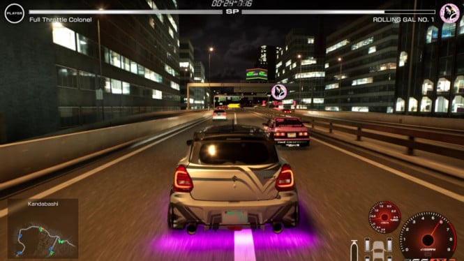 Balapan malam Tokyo dimulai!