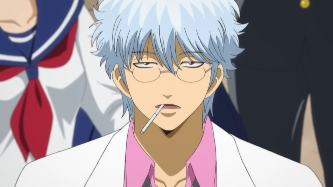 Ginpachi Sakata seperti terlihat di anime