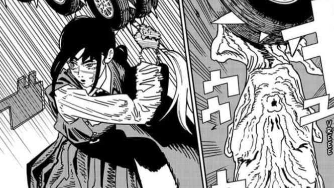 Yoru di Manga Chainsaw Man
