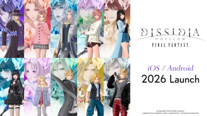 Game Dissidia Duellum Final Fantasy akan rilis di mobile pada 2026.