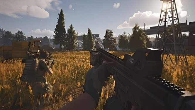 Tampilan gameplay Arena Breakout Infinite versi PC.