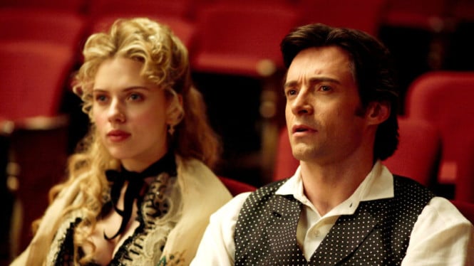 Hugh Jackman dan Scarlett Johansson dalam film The Prestige