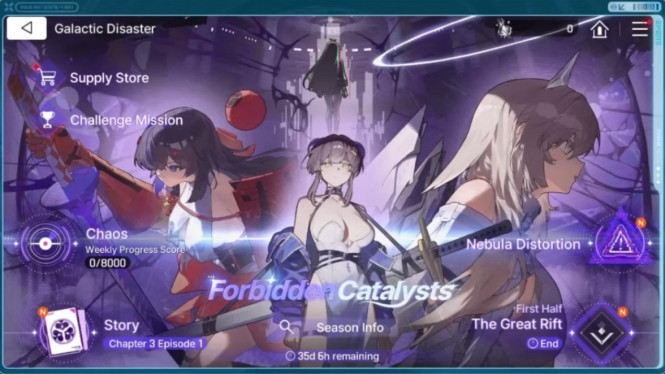 Promosi kanal youtube Chaos Zero Nightmare