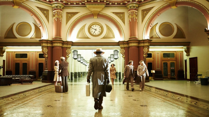 Tangkapan layar dari film Predestination.