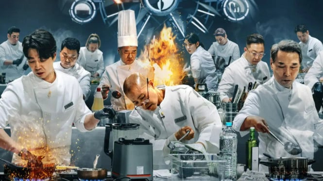 Culinary Class Wars 2 menampilkan suasana kompetisi yang intens