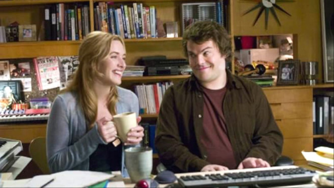 Kate Winslet dan Jack Black dalam Film The Holiday