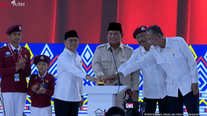 Peresmian 166 sekolah rakyat
