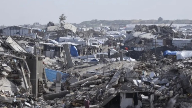 Israel telah menghancurkan atau merusak 80 persen bangunan di Gaza