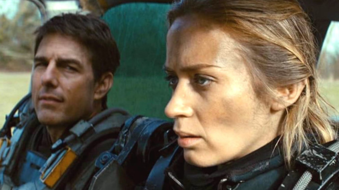 Tom Cruise dan Emily Blunt dalam Film Edge of Tomorrow (2014)