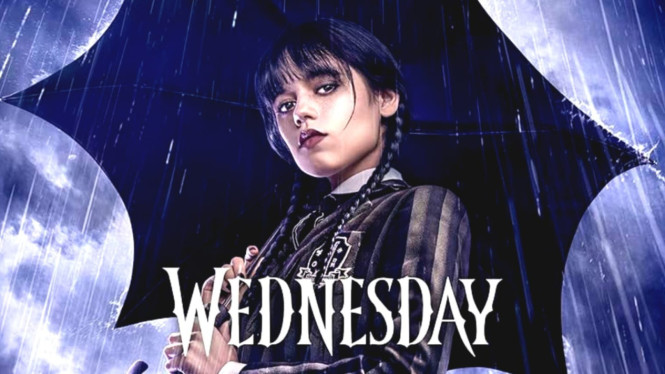 Jenna Ortega dalam Series Wednesday
