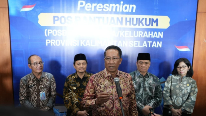 Peresmian Pos Bantuan Hukum di Provinsi Kalimantan Selatan