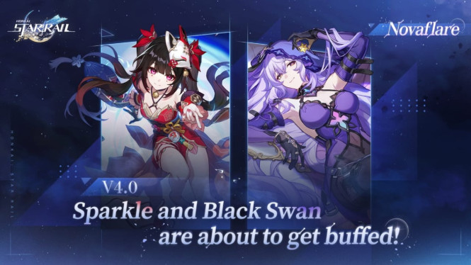 Pengumuman buff Sparkle dan Black Swan di akun resmi