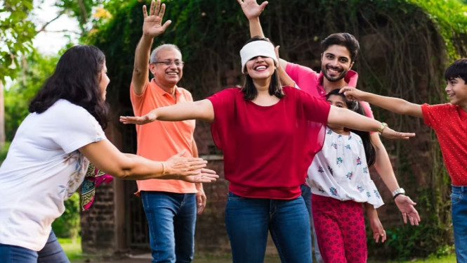 Permainan keluarga saat family time lebaran