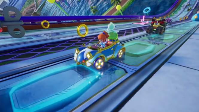 Screenshot game Sonic Racing Crossworlds.