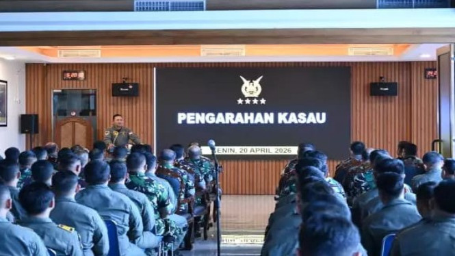 Pengarahan Kepala Staf Angkatan Udara (Kasau) Marsekal TNI M. Tonny Harjono, S.E., M.M,.