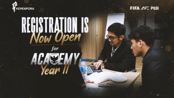 Persatuan Sepak Bola Seluruh Indonesia (PSSI) membuka pendaftaran Garuda Academy Year II, berikut syarat pendaftarannya.