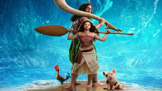 Poster film Moana Live Action, sudah tayang 8 Juli 2026