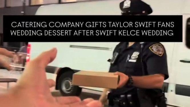Video Pembagian Kue Sisa dari Pernikahan Taylor Swift yang Digadang-gadang seperti The Hunger Games