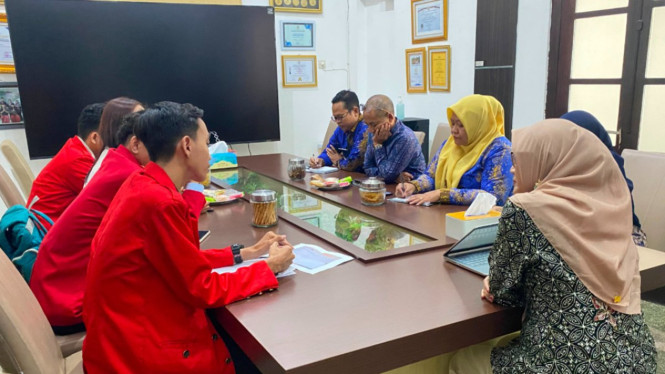 DPC GMNI Banyuwangi saat Audiensi dengan RSUD Blambangan