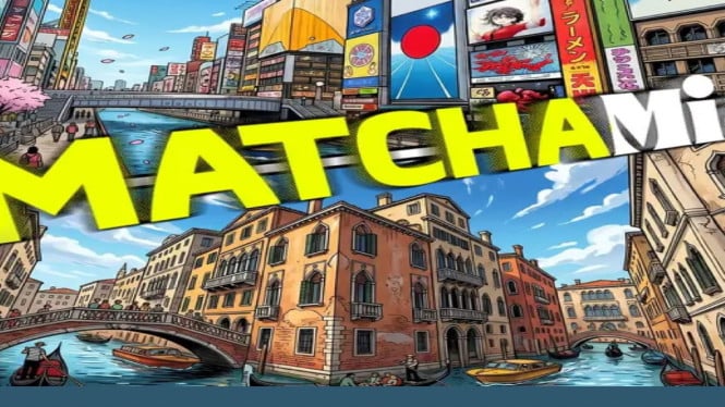 Lagu Matcha Mia yang viral karena audionya menggabungkan dua bahasa