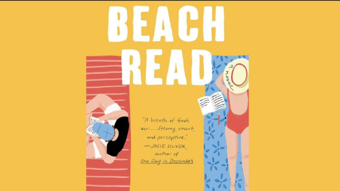 Sampul Novel Beach Read yang akan Diadaptasi menjadi Film