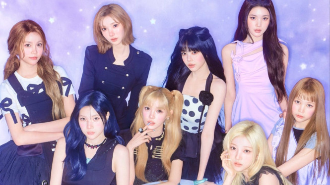 Hearts2Hearts tampil memukau untuk single Iconic Heart dengan warna rambut baru mereka