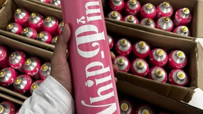 Botol Whip Pink yang Disita Dittipidnarkoba Bareskrim Polri