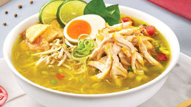 Sajian soto yang menggugah selera