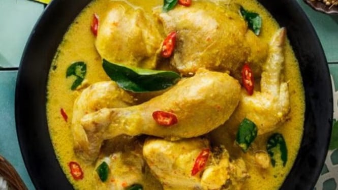 Olahan kare ayam yang menggugah selera