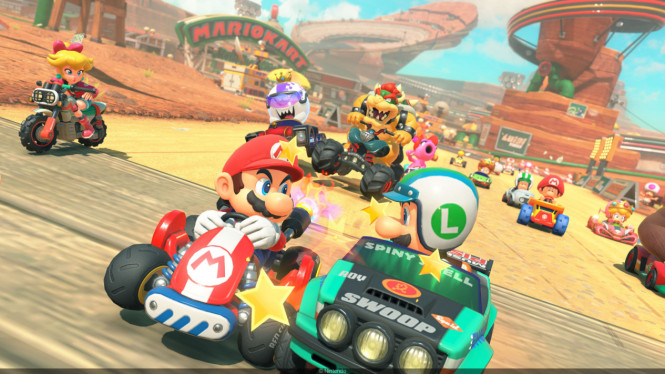 Cara Membuka Mode Rahasia Mirror Mode di Game Mario Kart World!