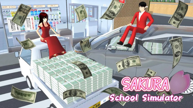 Cukup di Rumah Kamu Bisa Mendapatkan Uang Hanya Main Game Sakura School Simulator, Begini Caranya!