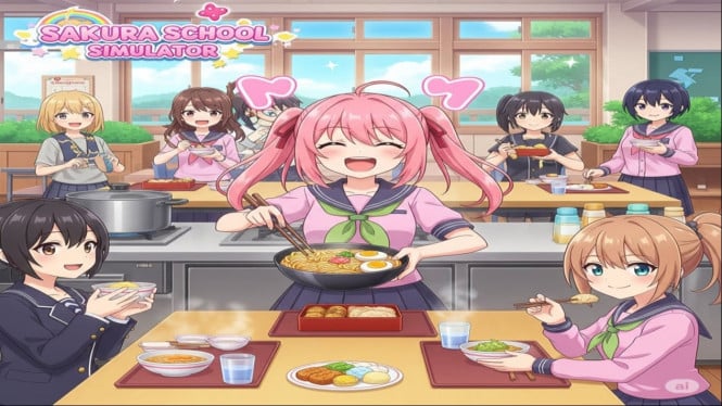 Begini Cara Masak di Sakura School Simulator, Fitur Viral di Kalangan Gamer