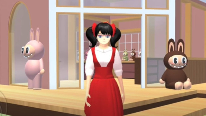 6 Cara Seru Mengunjungi Toko Boneka Labubu di Sakura School Simulator, Dijamin Berhasil!