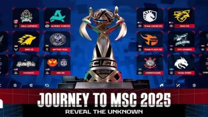 Siap Tempur! Jadwal Knockout Stage MSC 2025, ONIC dan RRQ Wakili Indonesia