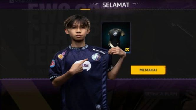 Bangga! Jersey EVOS Resmi Jadi Simbol Juara Dunia Free Fire di FF EWC 2025