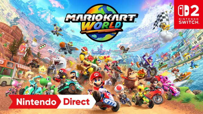 Mario Kart World Update Bikin Game Lebih Cepat, Balapan Jadi Seru!