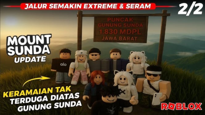 10 Gunung di Roblox dengan Tantangan Ekstrem, Berani Naik?