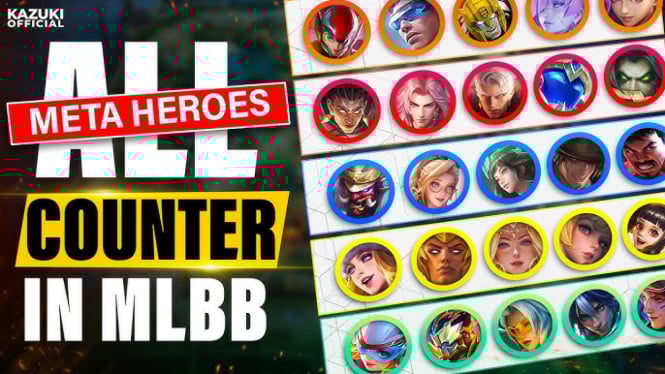 5 Hero Counter Populer 2025 di Mobile Legends, Bikin Musuh Nggak Berkutik
